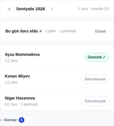 Dəftər: davamiyyət və ödəniş